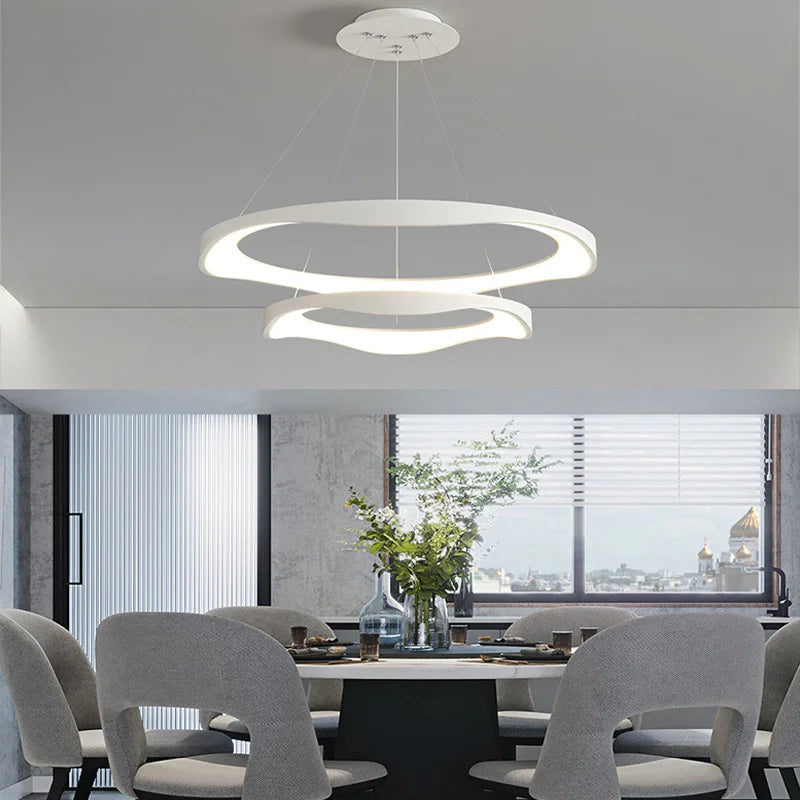 Moderne Design-Pendelleuchte für elegantes Wohnambiente - vue 5 sur 13