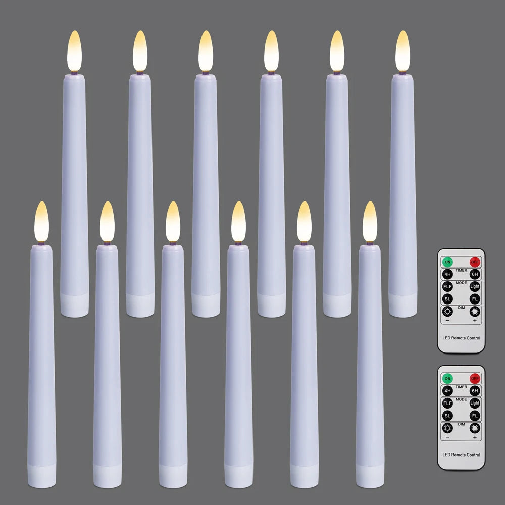 bougie led télécommandée avec minuterie pour décoration festive - vue 2 sur 11