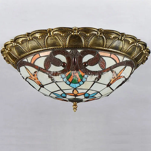plafonnier baroque en verre de bohême pour décoration moderne