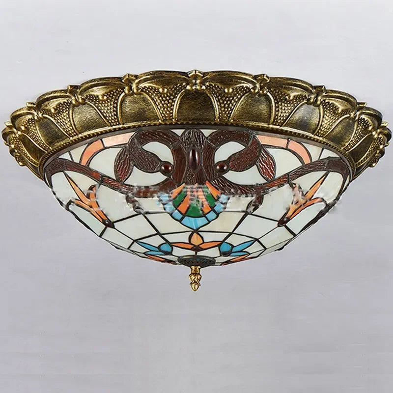 plafonnier baroque en verre de bohême pour décoration moderne - vue 6 sur 8