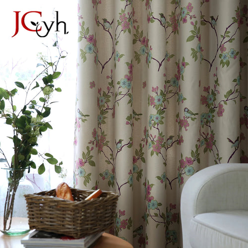 Rideau moderne floral occultant pour salon chambre fenêtre