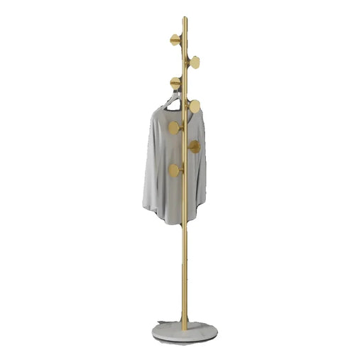 Multifunctional Floor Coat Rack, Hat Hanger, Tree Style, Freestanding Handbag Organizer, Luxury Storage Stand, 7 Hooks - vue 7 sur 28