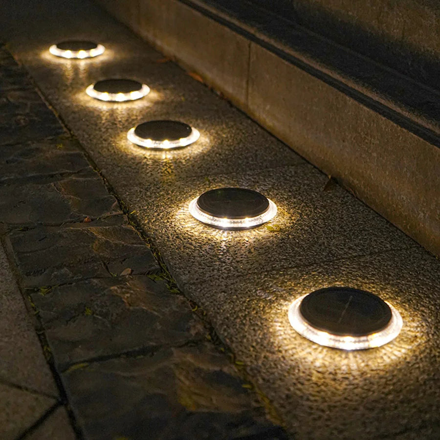 Lampe solaire au sol à 8led - vue 6 sur 10