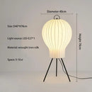 lampadaire en soie japonaise design wabi sabi pour décoration intérieure créative