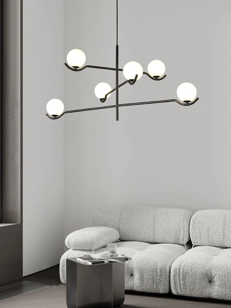 suspension minimaliste postmoderne pour intérieur élégant et contemporain