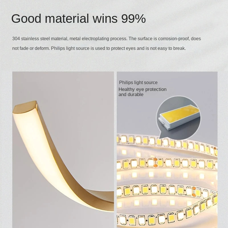 lustre moderne minimaliste en acier inoxydable pour restaurant et bar - vue 6 sur 10