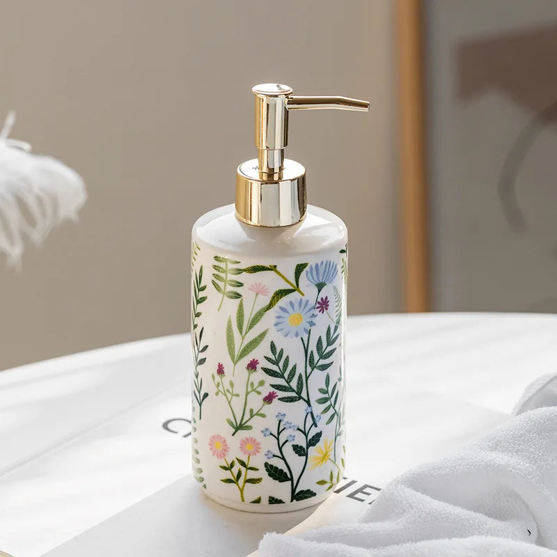 bouteille en céramique pour shampoing et désinfectant portable - vue 5 sur 5