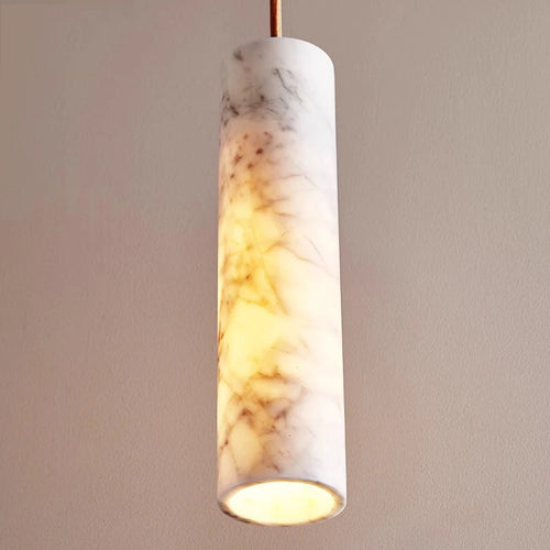 LED-Pendelleuchte aus Marmor im modernen Luxus-Design - vue 6 sur 15