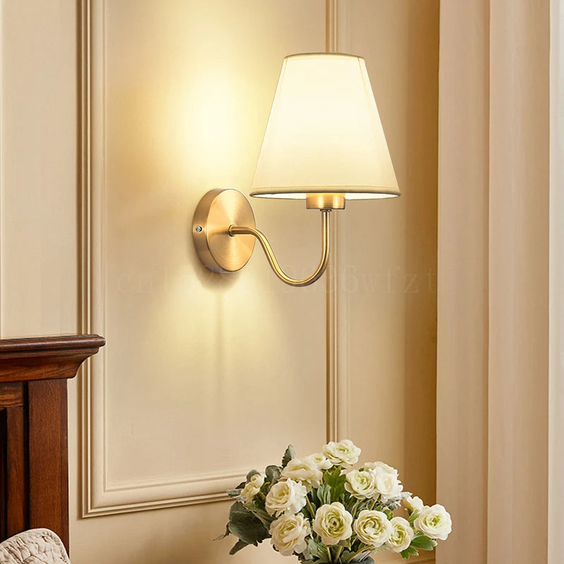 applique murale tissu led décoration intérieur éclairage - vue 3 sur 10