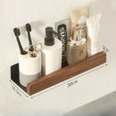 étagère murale en bois massif pour rangement pratique sans perforation