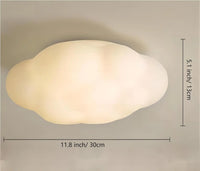 plafonnier led moderne en forme de nuages pour ambiance décorative