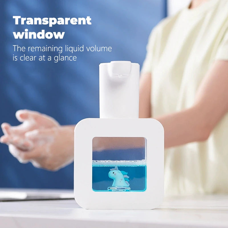 distributeur de mousse automatique mignon pour enfants en dessin animé - vue 5 sur 8