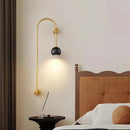 Art déco cuivre applique murale salon chambre Restaurant minimaliste applique lampe GU10 ampoule en laiton