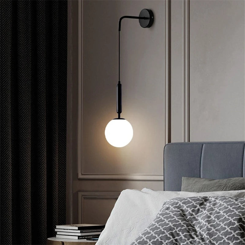 applique murale led moderne simple style nordique décoratif luxe - vue 4 sur 12