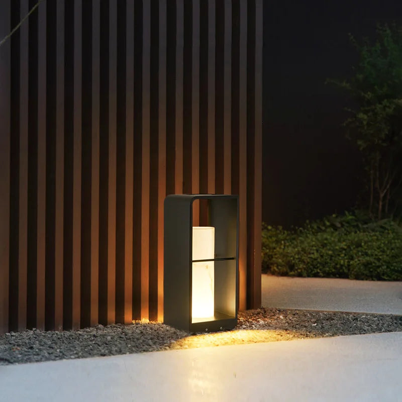 Wasserdichte LED-Solarleuchte für Garten und Hof - vue 4 sur 21