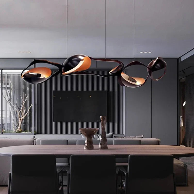 suspension à led au style nordique pour décoration intérieure - vue 4 sur 11
