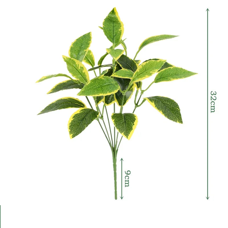 feuilles de bambou dieffenbago en soie pour décoration élégante - vue 12 sur 32