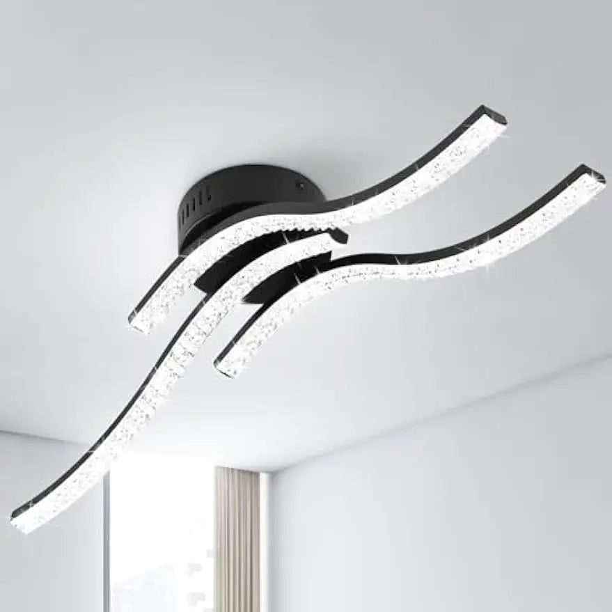 plafonnier led moderne design pour éclairage intérieur élégant - vue 2 sur 7