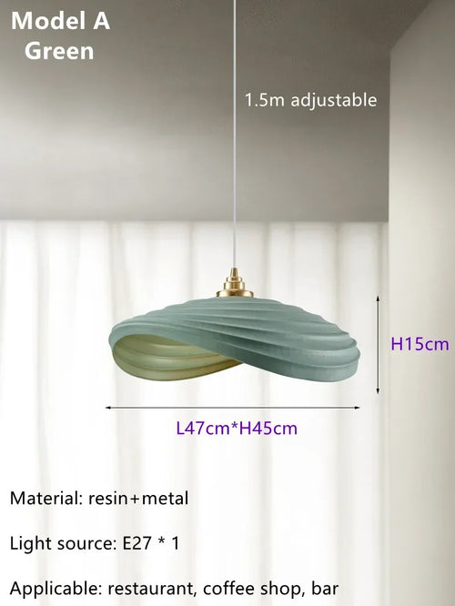 suspension moderne nordique design art pour décoration intérieure