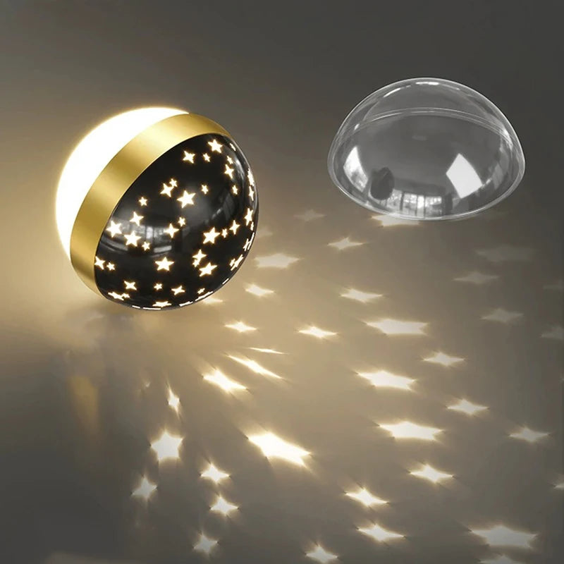 Gold/Black LED Living Room Ceiling Light, RC Dimmable for Kitchen Boys Room Home Decor, Star Decorative Lights. - vue 7 sur 10