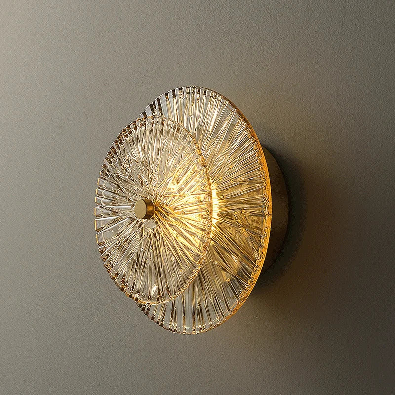 Applique murale post-moderne en verre pour un intérieur élégant