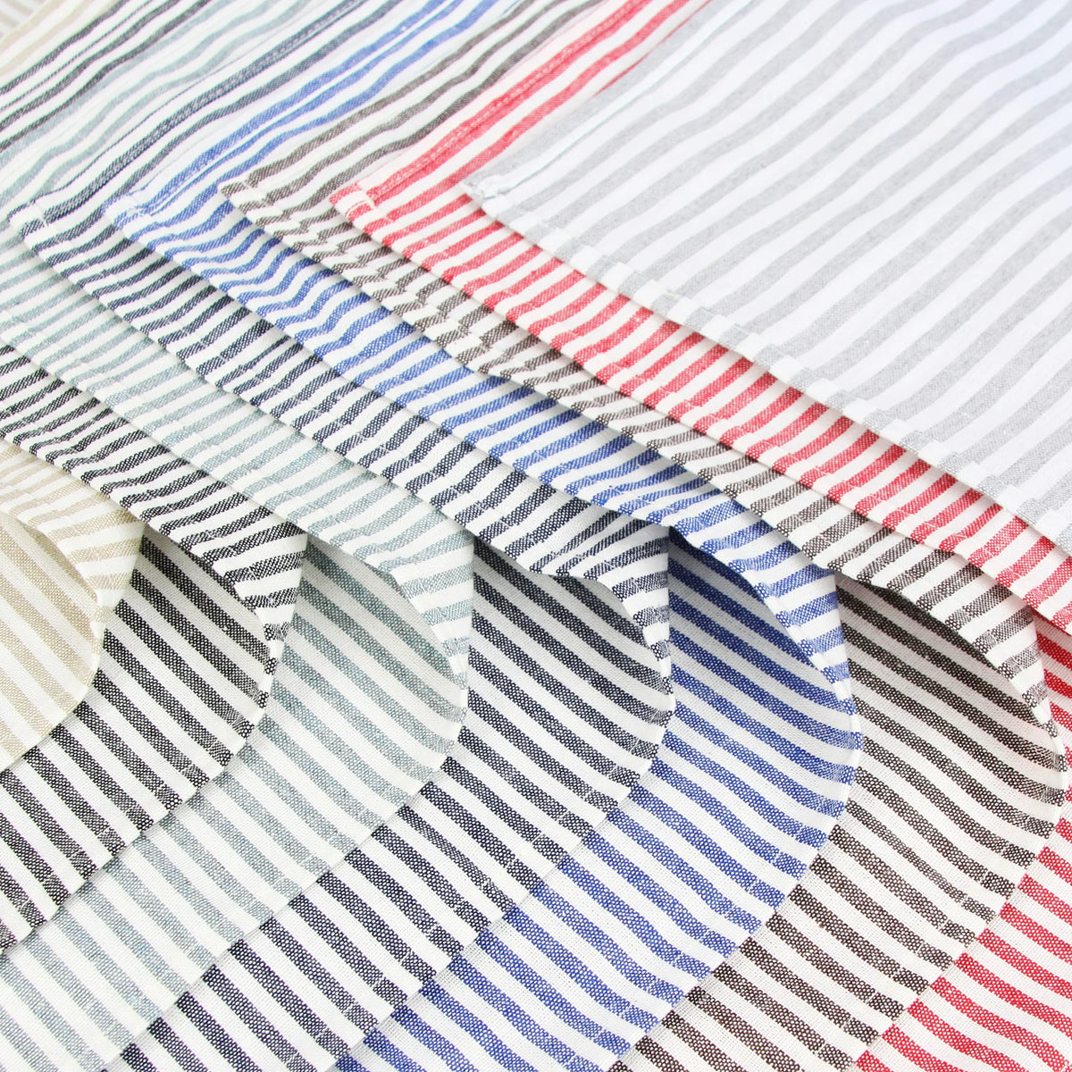 Serviette de table lot 12 lin coton style europe - vue 7 sur 7