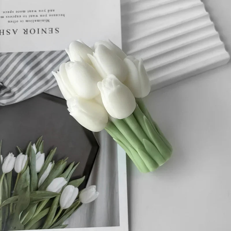 moule en silicone 3d pour fleurs et bougies artisanales - vue 7 sur 7