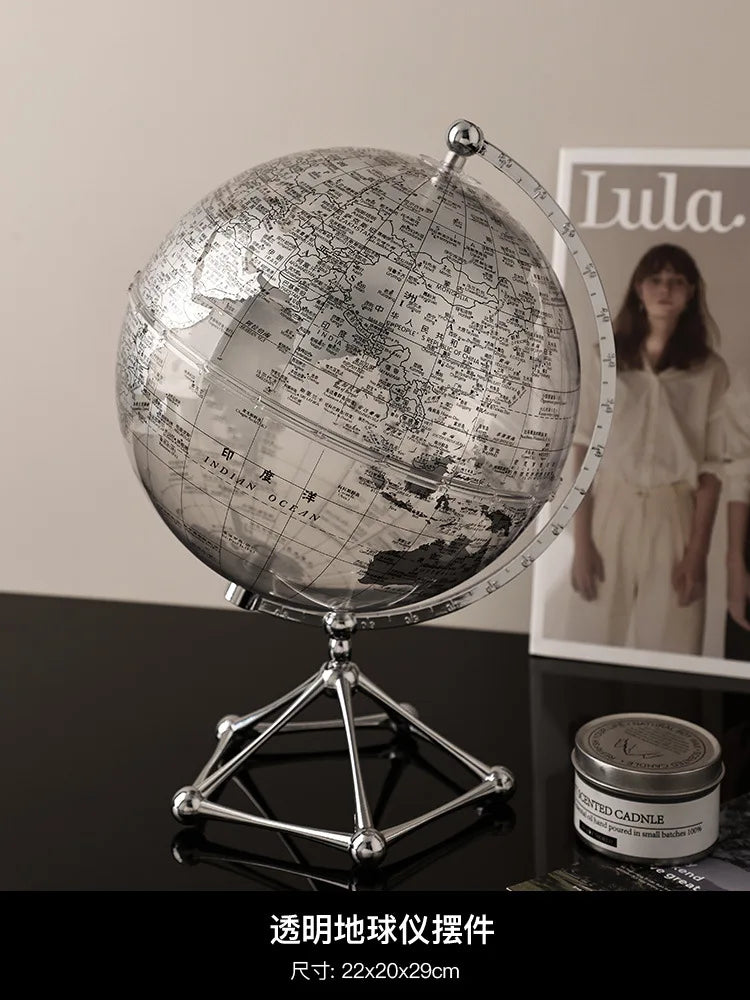 décoration globe terrestre lumineux pour apprentissage moderne éducatif - vue 8 sur 9