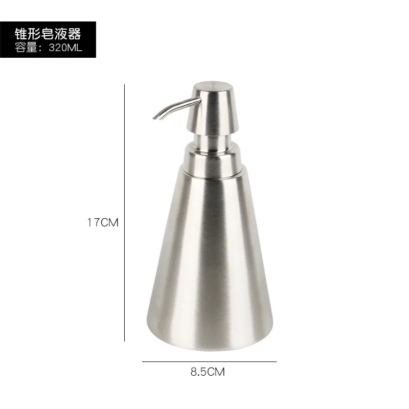 distributeur de savon liquide en acier inoxydable pour salle de bain - vue 19 sur 20