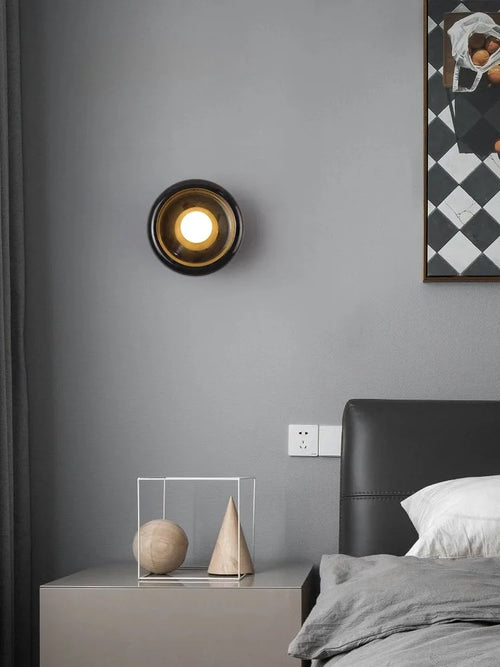 Moderne Luxus-Wandleuchte aus Jade für Hotel und Villa - vue 5 sur 11