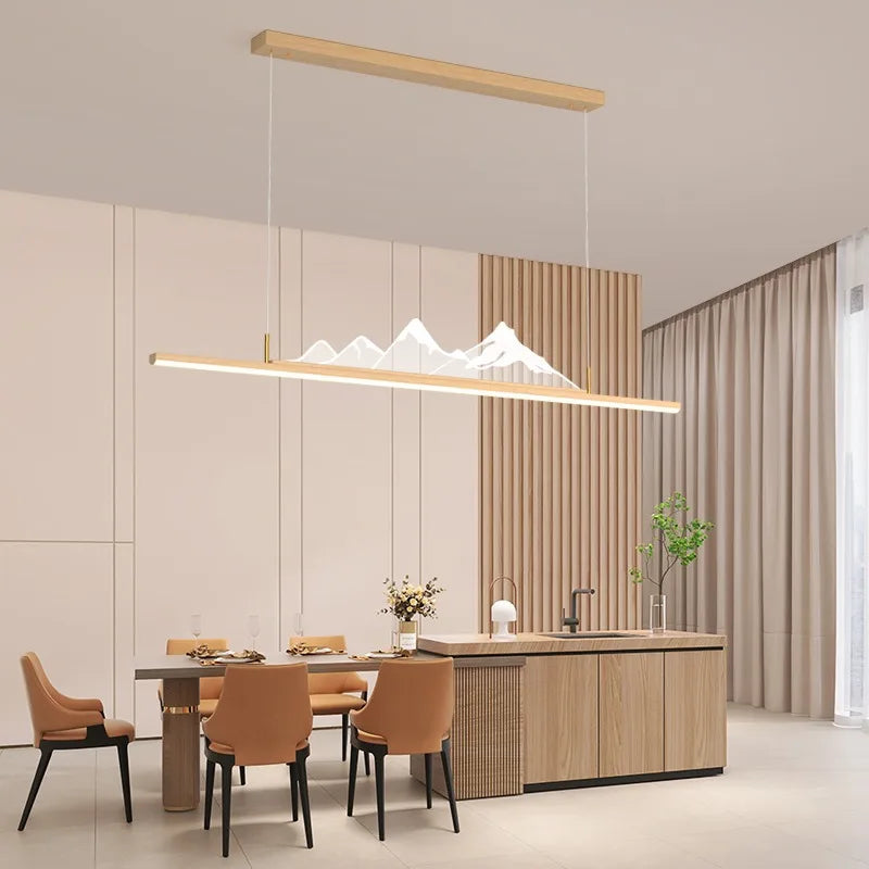 Moderne LED-Pendelleuchte für elegante Innendekoration - vue 5 sur 11