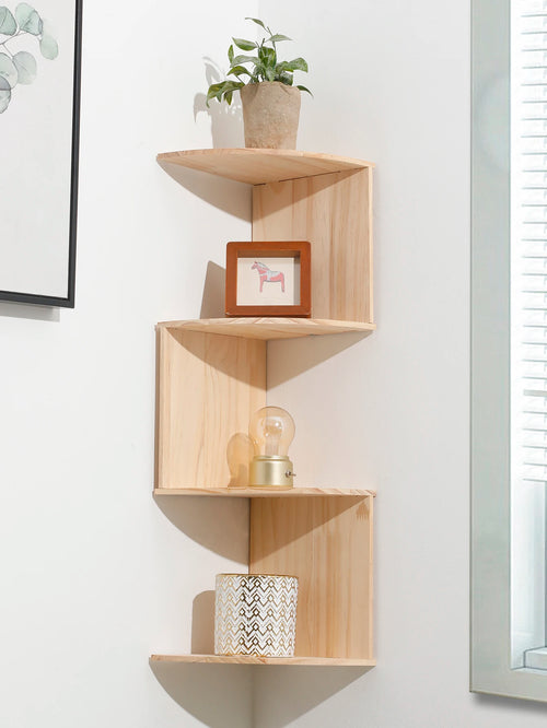 étagère murale flottante en bois pour rangement et décoration