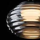 Moderne Hängende Nachttischlampe aus Glas mit LED