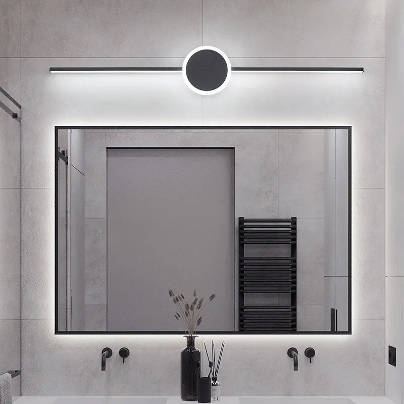 Applique murale LED blanc noir miroir - vue 5 sur 10