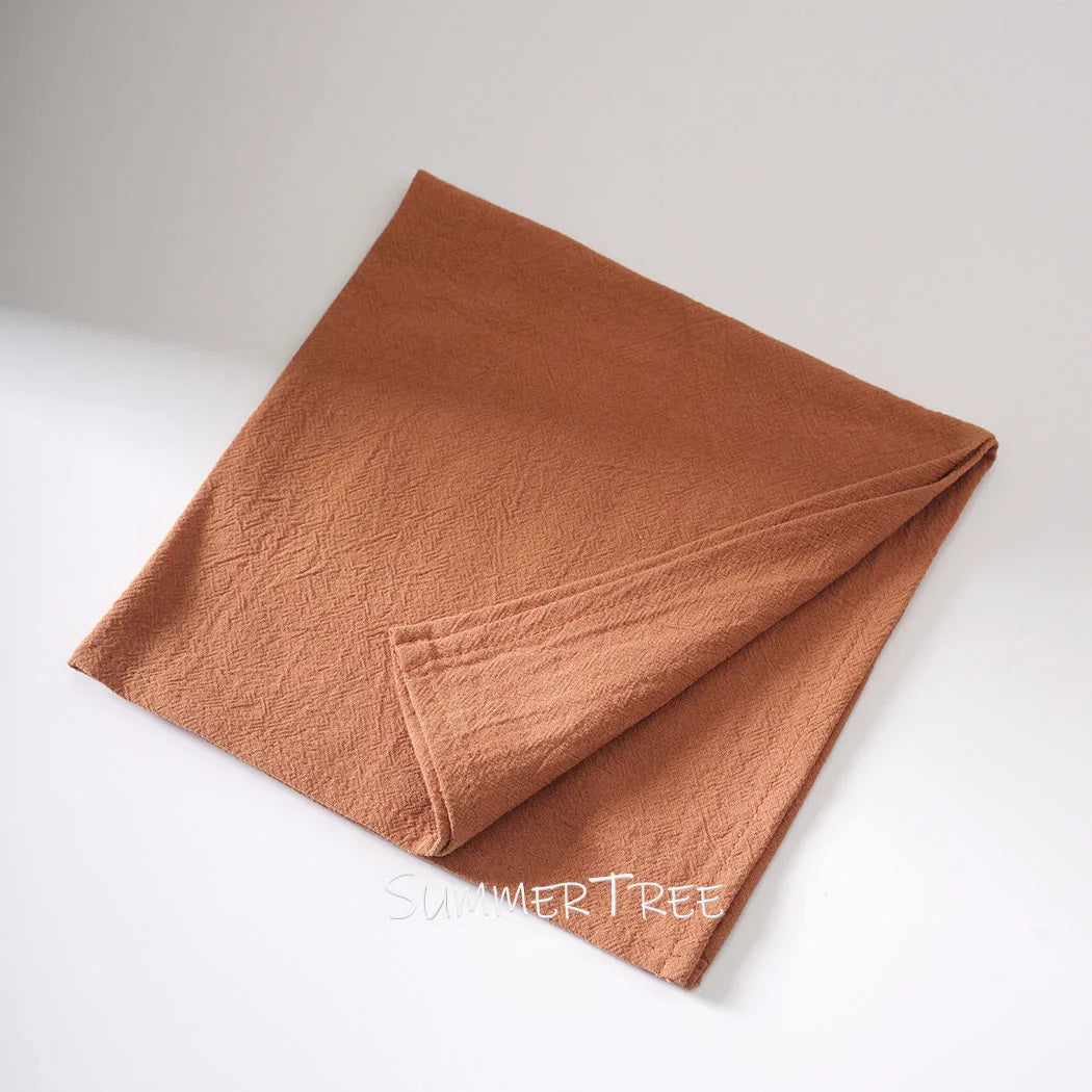 Serviette de table coton lavé style vintage rustique