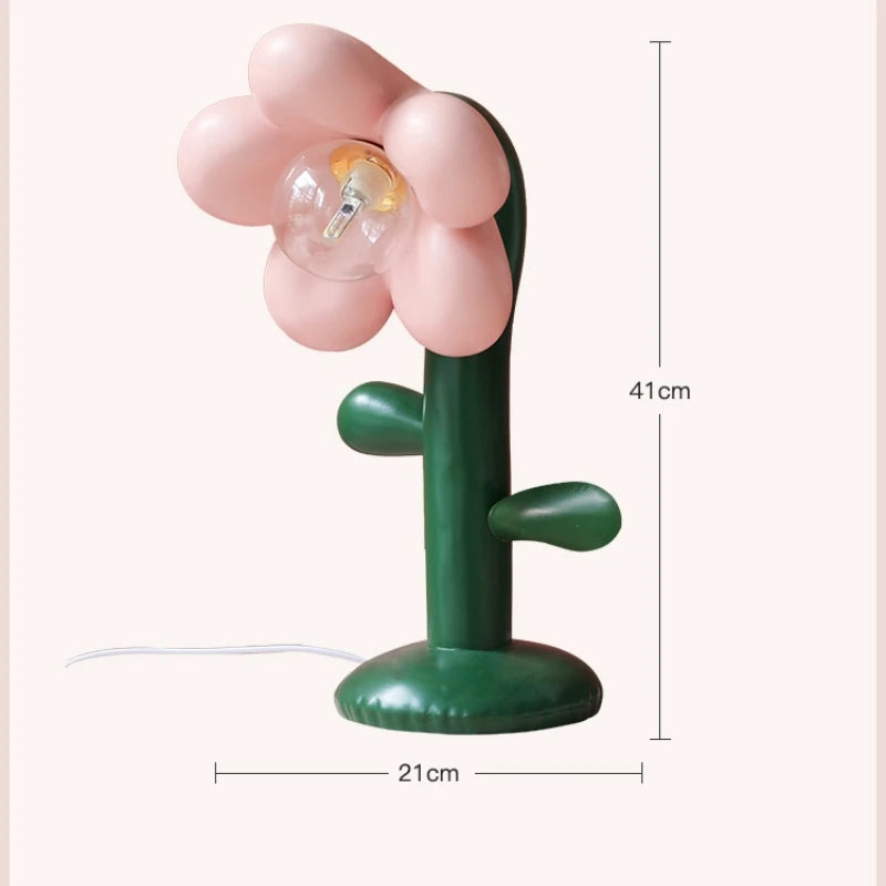 lampe à poser design en résine pour un éclairage chaleureux - vue 7 sur 8