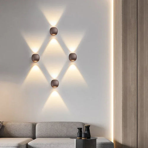 Moderne dimmbare wasserdichte Wandleuchte - vue 4 sur 8