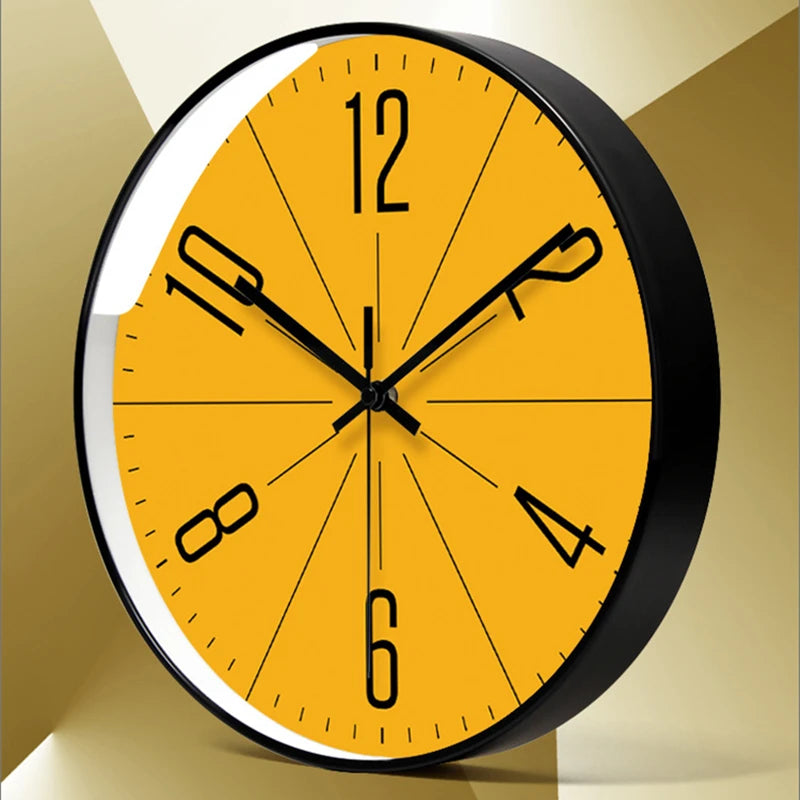 horloge murale silencieuse moderne pour décoration intérieure facile à lire - vue 4 sur 8
