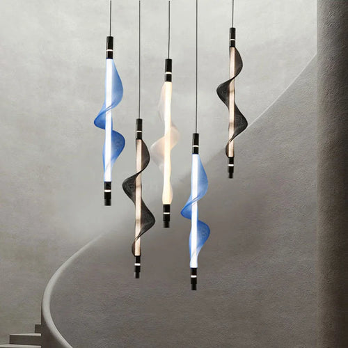Kronleuchter Design LED Postmodern Acryl Trend 2024 Pendelleuchte - vue 4 sur 18