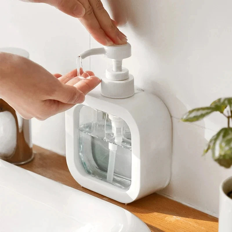 distributeur de savon rechargeable pour gel douche et lotion portable - vue 5 sur 7
