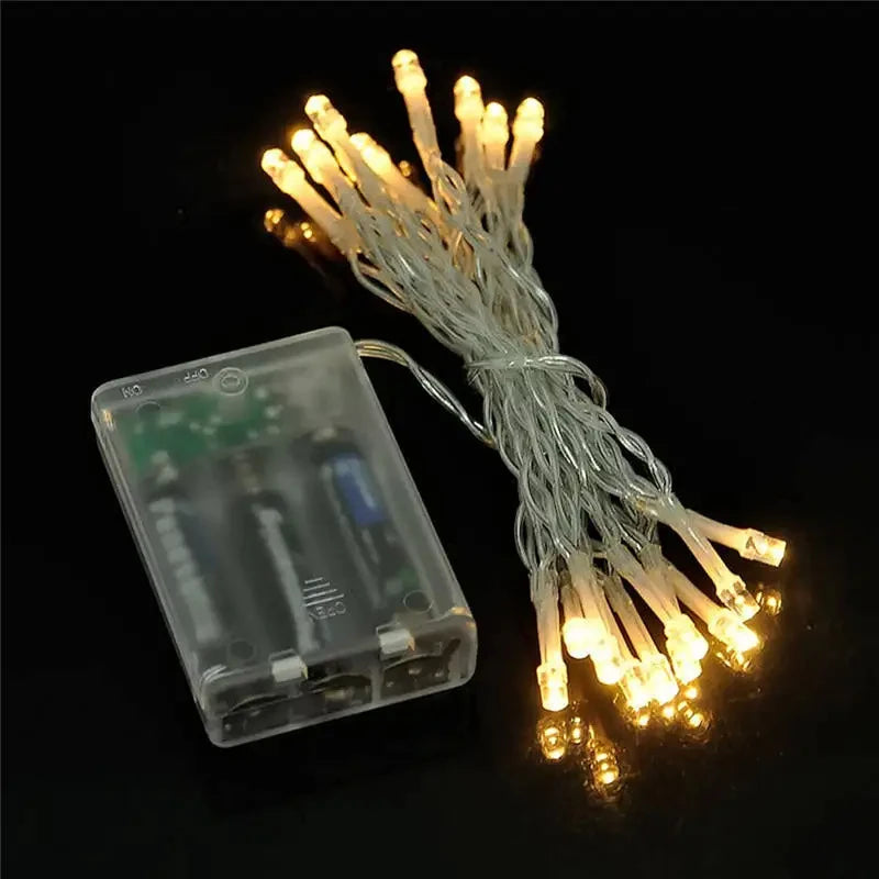 guirlande lumineuse LED à piles pour décorations de fête - vue 3 sur 9