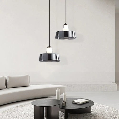 LED-Pendelleuchte aus Glas im nordischen minimalistischen Design - vue 2 sur 23