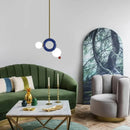Art-Déco-Pendelleuchte aus Metall für ein elegantes Interieur