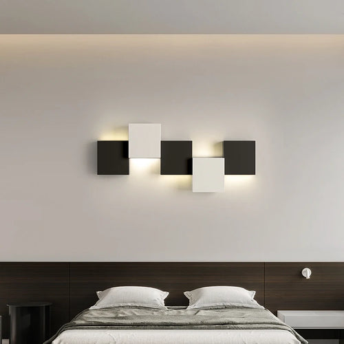 Applique murale de chevet de chambre à coucher minimaliste moderne
