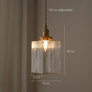 Moderner japanischer Glas-Kronleuchter mit LED-Beleuchtung