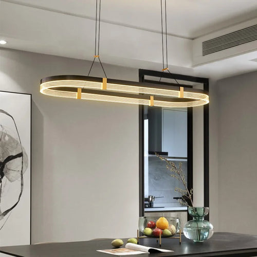 Moderne LED-Pendelleuchte für elegante Innendekoration - vue 5 sur 8