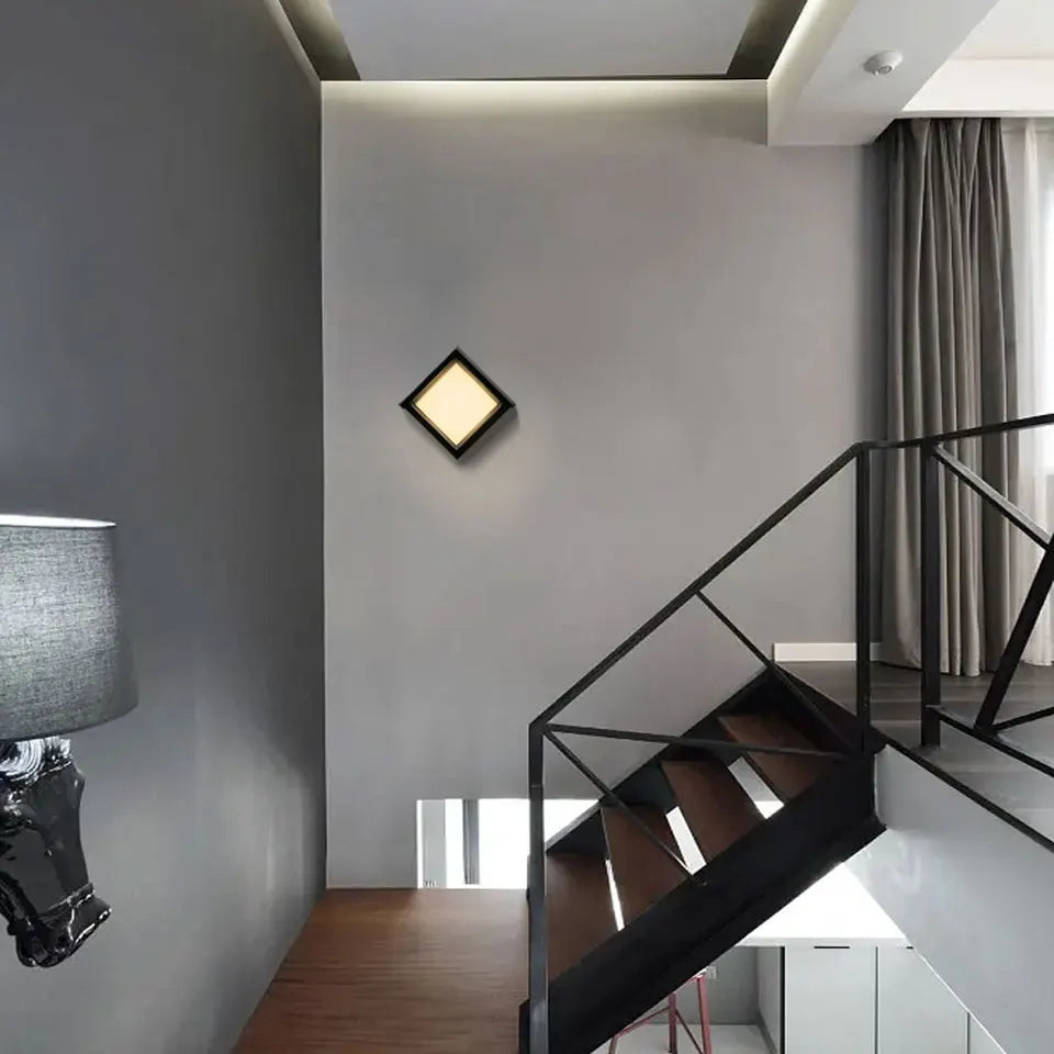 applique exterieure étanche noire aluminium blanc chaud - vue 7 sur 7