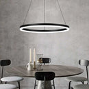 Nordische LED-Pendelleuchten mit rundem Ring, minimalistisch