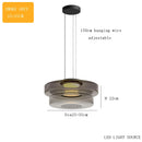 suspension design en verre série levels pour décoration moderne