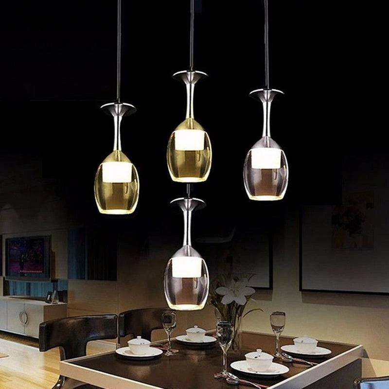 suspension moderne en acrylique pour décoration intérieure et ambiance industrielle - vue 2 sur 8